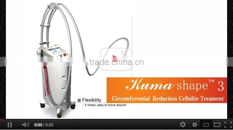 Highly Spoken Kumashape III IR RF vacuum pressure body contour body massage equipment