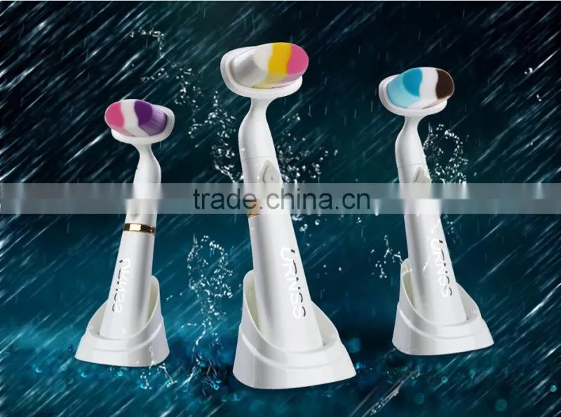2015 hot selling portable facial cleansing brush for deep cleansing
