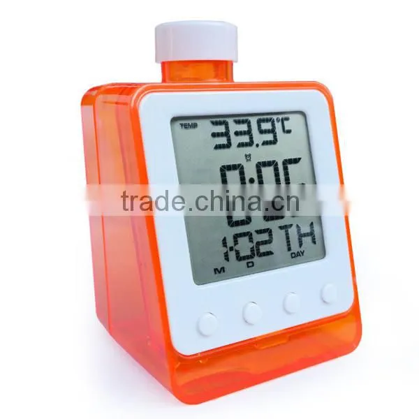 Travel Eco-Friendly Water Powered Alarm Clock