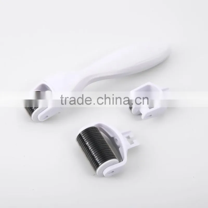 3 in1 Roller Set 0.5mm, 1.5mm, 2.0mm Titanium Micro Needles w/Travel Cas