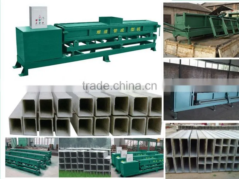 Flue machine producing cement flue/flue shaping machine