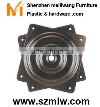 television revolve sliding base plate fitting