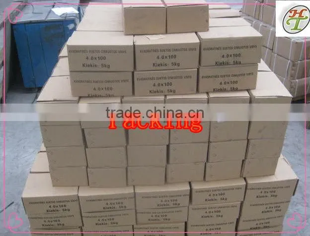 Iron common nail 2.40mm dia 38mm long 25kg per carton package galvanized iron nails