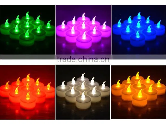 Mini decoration wax led candle flameless led candle