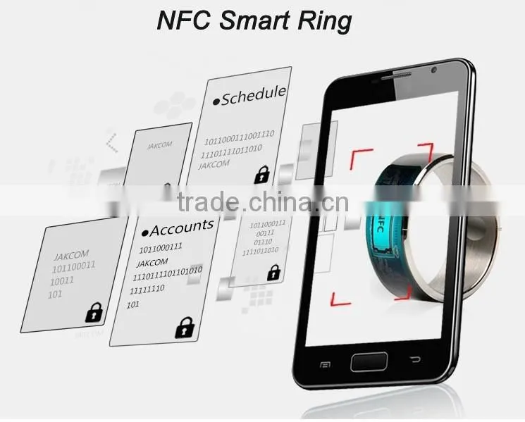 2016 New design rfid NFC smart ring tag
