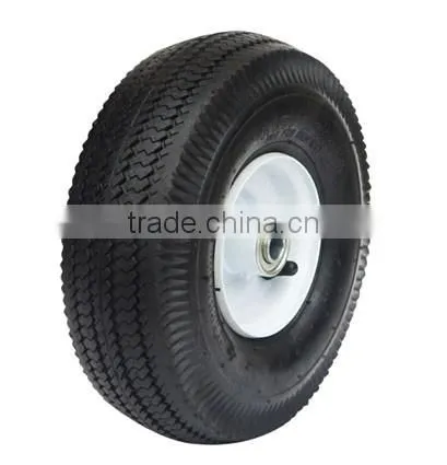 4.10/3.50-4 pneumatic handtruck wheel hand trolley lawnmower wheel