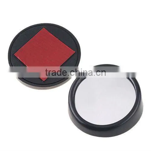 Black Round Car Blind Spot Side View Safety Mirror