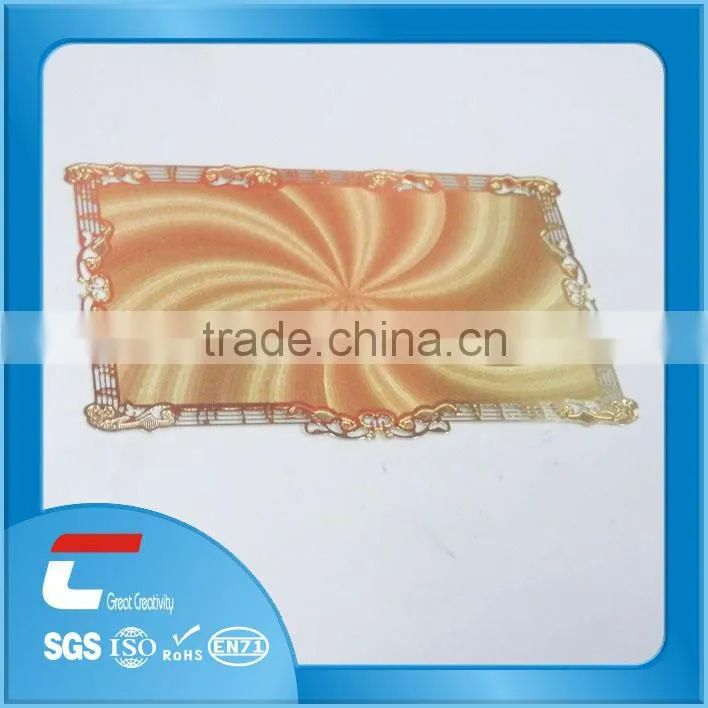 metal card blanks card with nice surface finish free samples