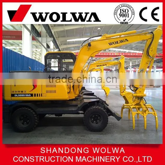 high performance 460kg load mini sugar cane wheel loader