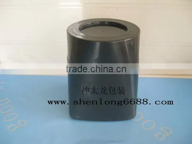 PET 1000ml cosmetic plastic shampoo cream jar with screw lid
