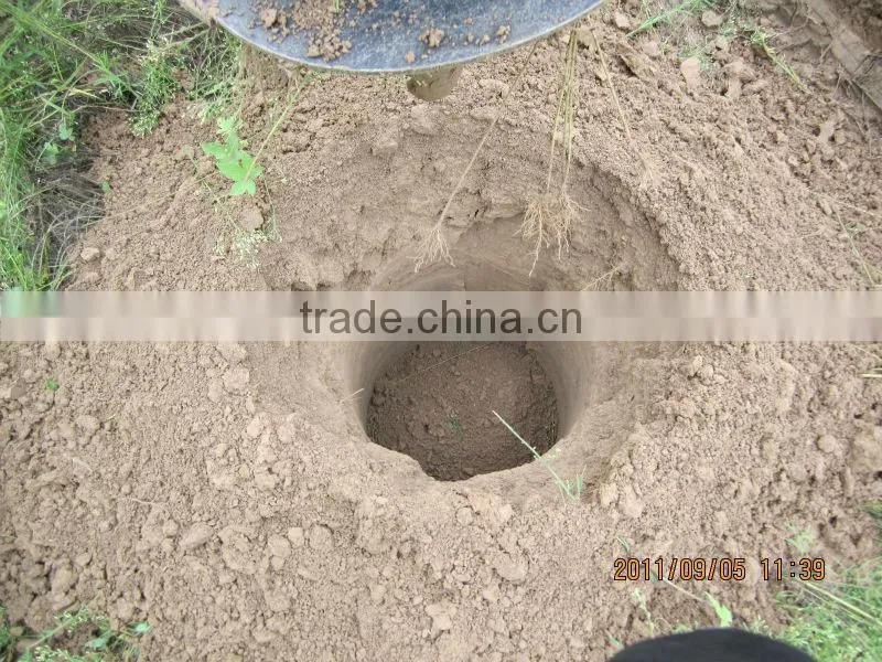 skid steer loader attachment earth auger powerhead