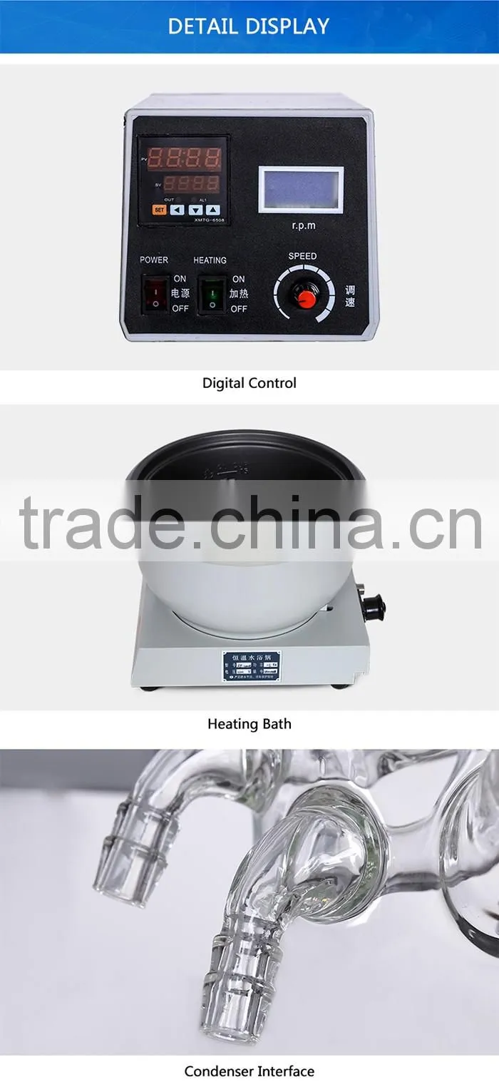 Labrotary Glass Water Distillation Apparatus Rotary Evaporator