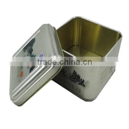 dongguan factory lowest price suqare tin box