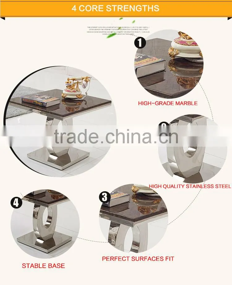 D406 Furniture Stainless Steel Modern Side Table