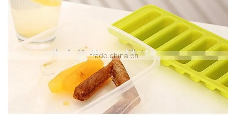 CY174 Silicone food garde ice cube tray mold DIY ice cream marker