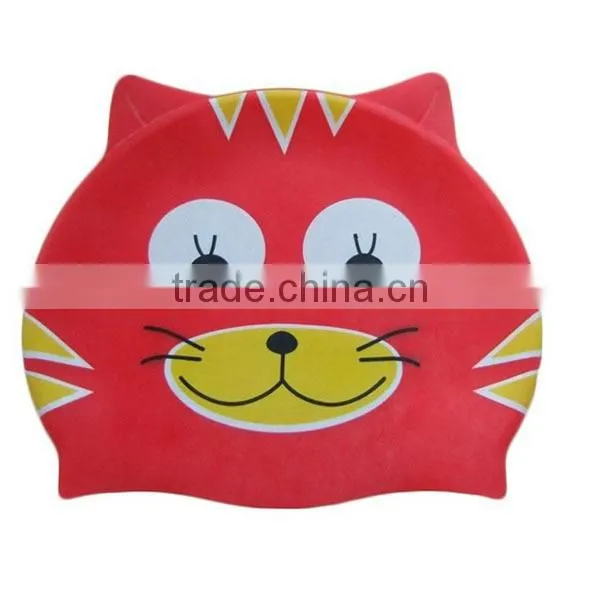 Fashion animal print 100% food grade silicone caps for kids