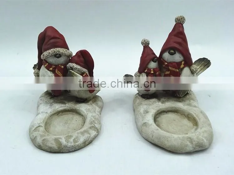 Custom bulk christmas reindeer candle holders decoration