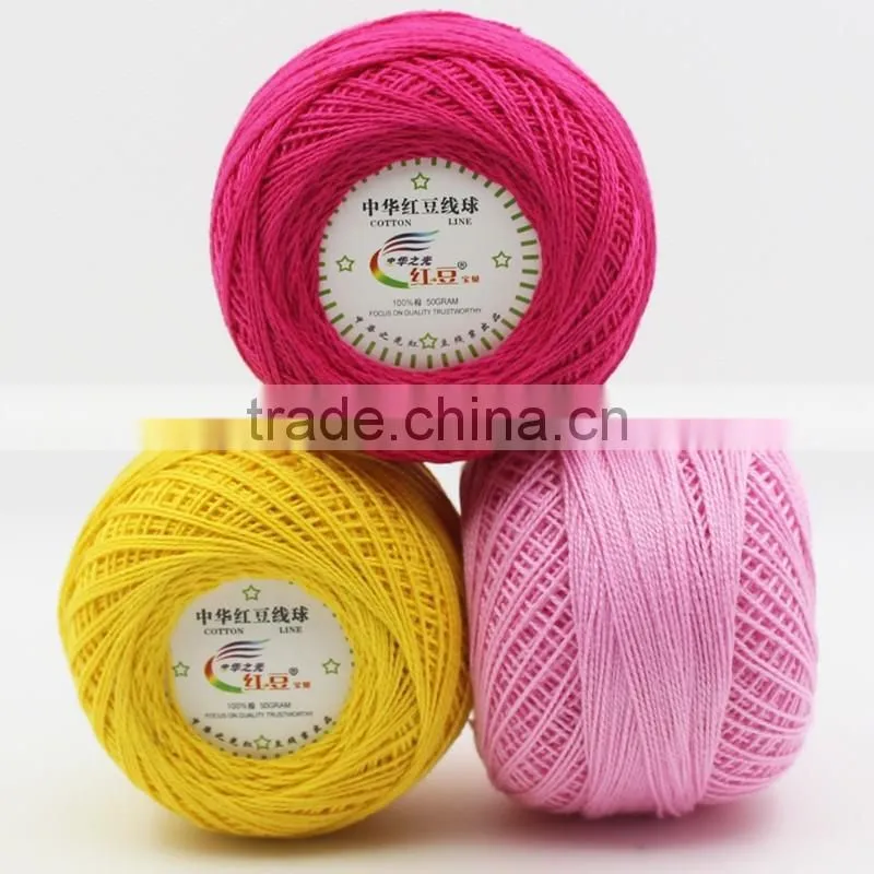 3# Lace Thread 6S/3 Ply Crochet Cotton Yarn