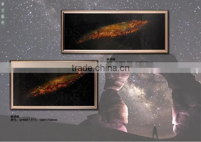 Framed Handmade Oil painting lacquer wall art