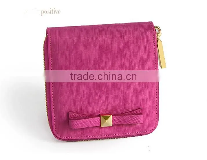 Short Lady Women Clutch Bag Faux Leather Wallet for Sales