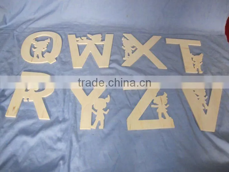 Prety Decorative Wooden alphabet Letters For Crafts