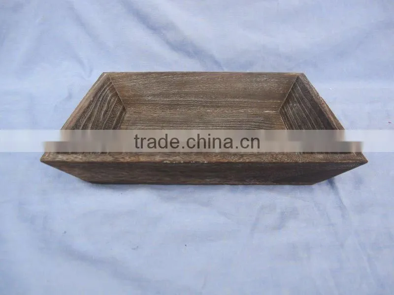 carbonized healthful wooden fruit tray,wooden tray