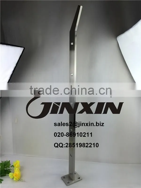 Flat bar fences railing post steel baluster and pillar with hole