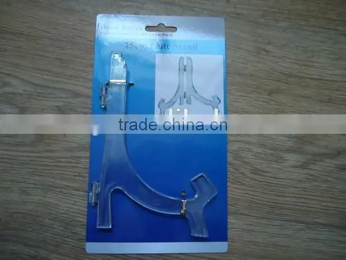 plastic display plate stand display plate holder/plate easel