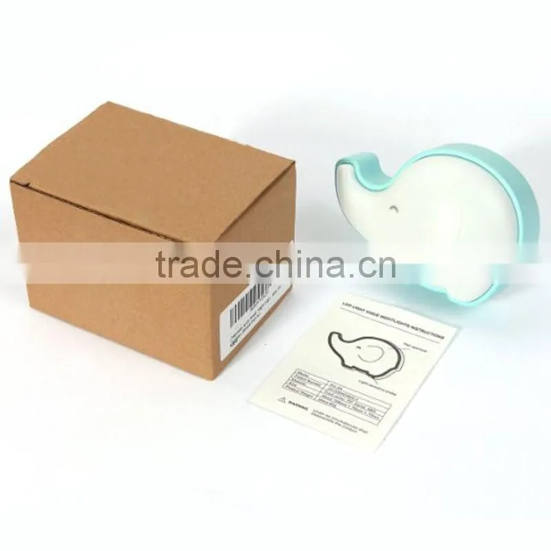 Mini baby decorative night light with sensor plug-in wall night lamp