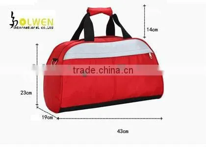 Simple style travel bag/duffle bag with polyester