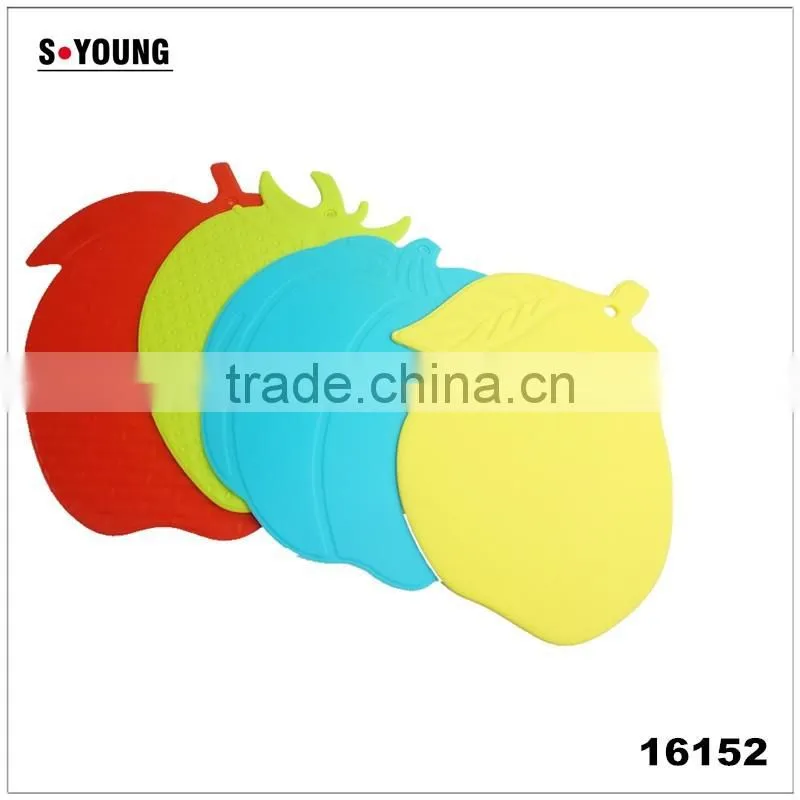 16155 pumpkin shape silicone high temperature heat insulation mat
