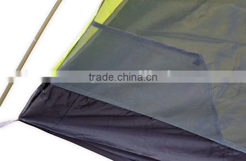Simple and practical 2 doors frame tent for 2 men