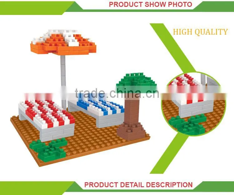 Wholesale DIY games plastic building kids bricks intellect blocks toys