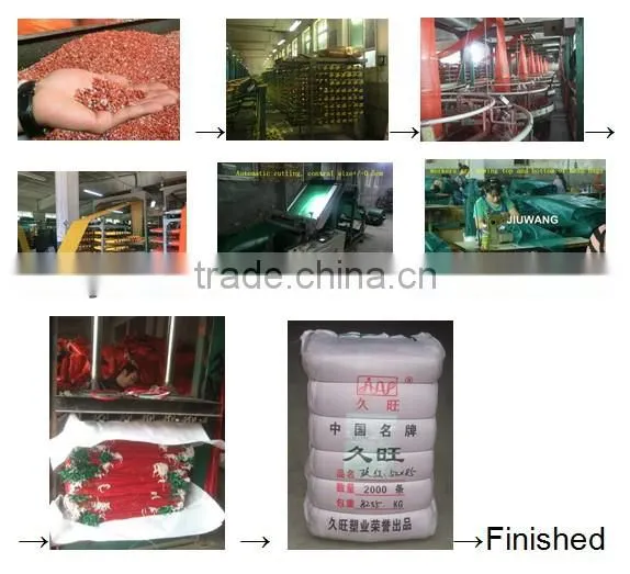 Raschel mesh packaging bags for onions potatoes vegetables