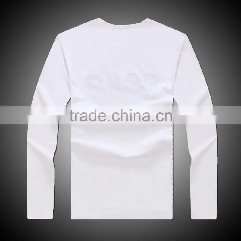 Men's cotton blank green t shirt
