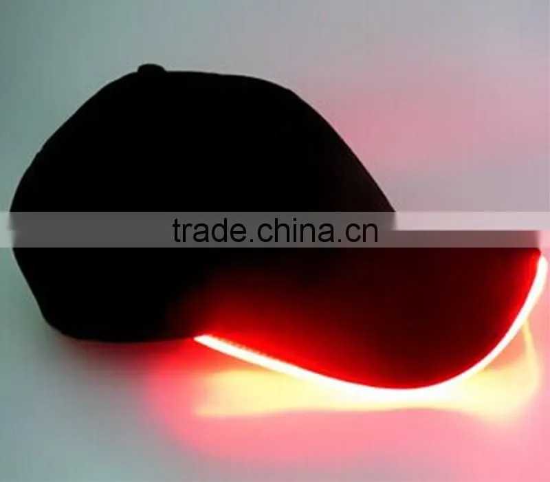 Blank Fiber Optic Cap , Flashing Cap , Led Light Caps And Hats Wholesale