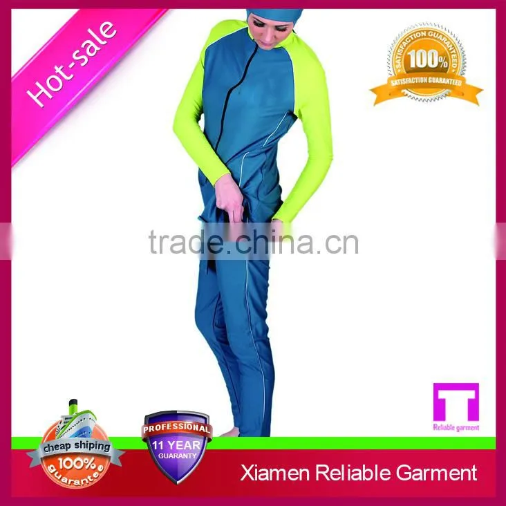 Nature colour women muslim swimwear
