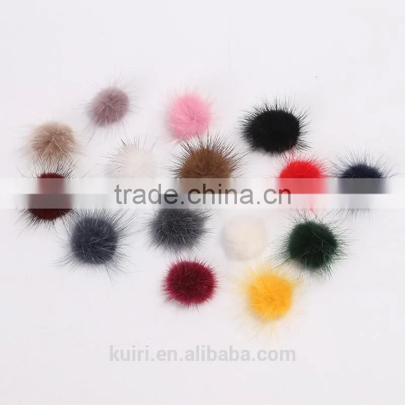 Dyed color rex rabbit fu plush keychain tmq-157