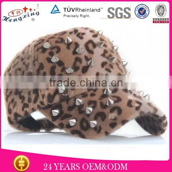 Fur Baseball Hat /Mens Wiinter Hats Fashion/Winter Full Cap Hat