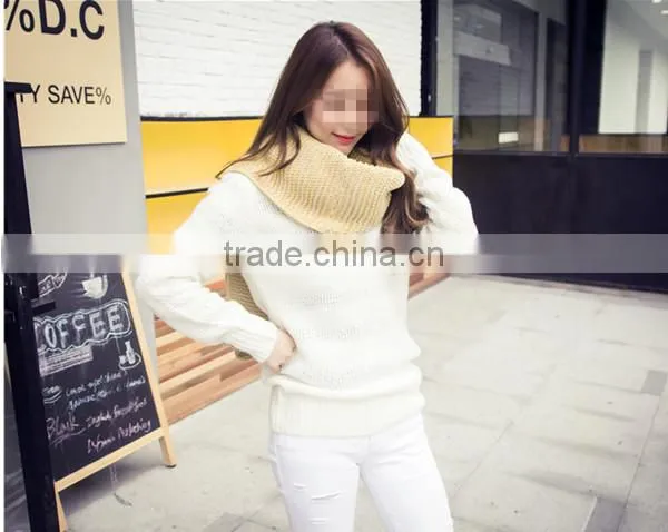 winter latest fashion elegant wear Korean style special blending knit men and women new scarf made in china