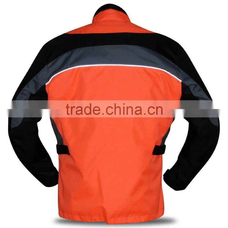 Custom Men Motorbike Textile airbag JACKETS