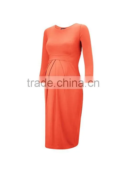 Latest stretch maternity loose designs dress for pregnant women