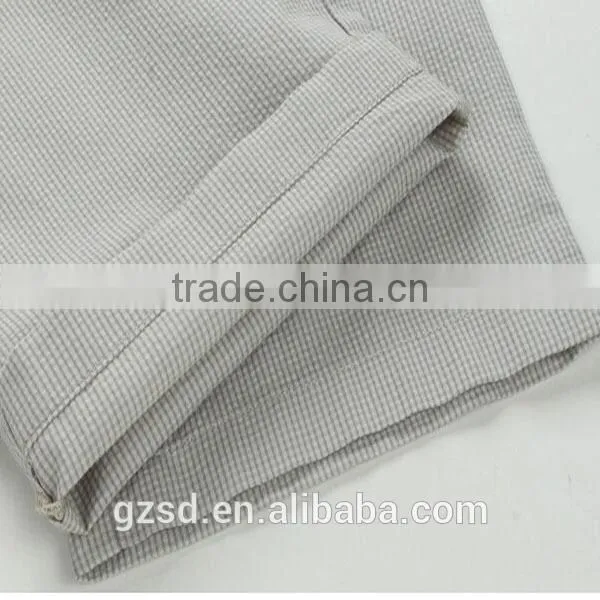 2015 New Arrival Advertising Gray Dress Check Pants for Men