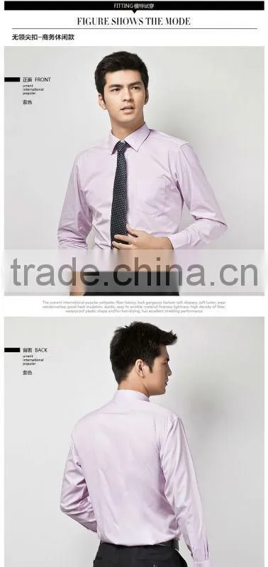 Mens Slim fit Dress long Sleeve handsome guy dress shirts