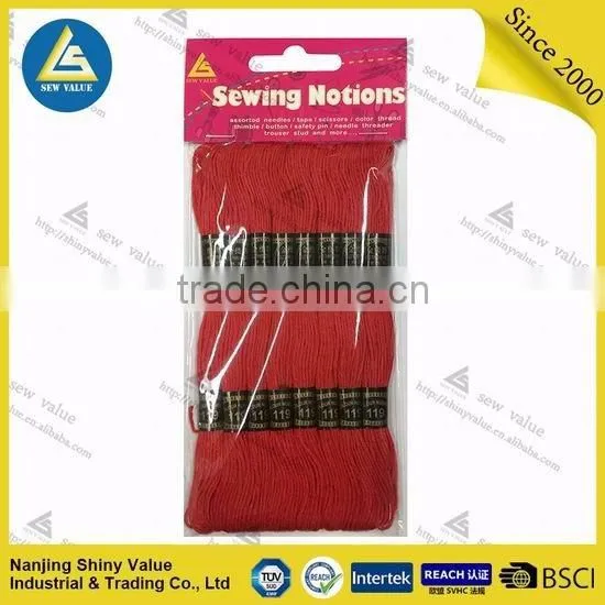 30s/2* 6 100% cotton embroidery thread