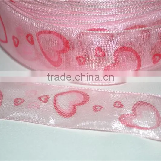 red organza ribbon