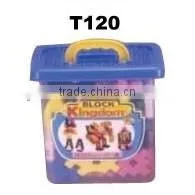 91pcs Wisdom PE blowing building block with bucket set