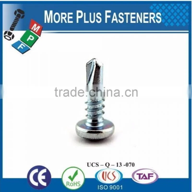 Made in Taiwan Philips Pan Head Self Drilling Screw