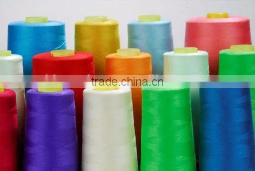 China manufacturer 100% spun polyester sewing thread 40S/2