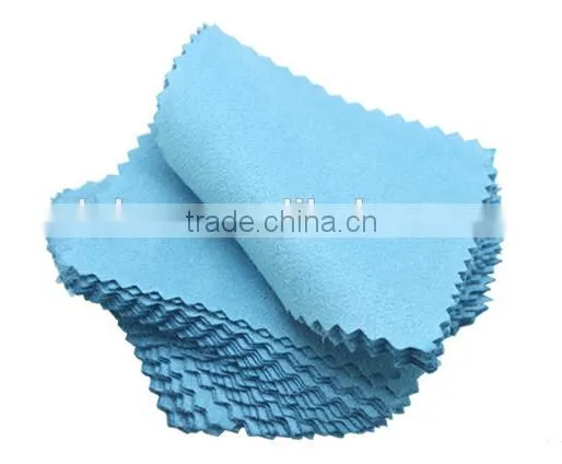 Supply Silver Jewelry Cleaning Gold Cleaner Polishing Cloth 80x80mm Cheapest Double Sides Cotton Flannels Fabric